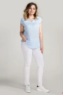 Блузка, туника, рубашка УТИЛЬ PANDA 438940 голубой
