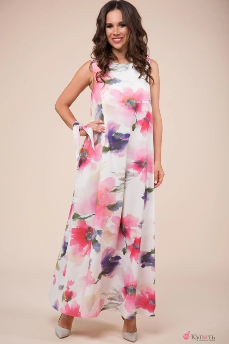 Платье Teffi Style 1390 /1 акварель #1