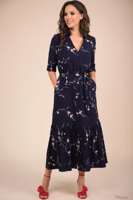 Платье Teffi Style 1413 синий #1
