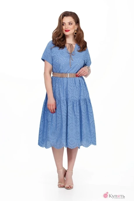 Платье TEZA 207 голубой #1