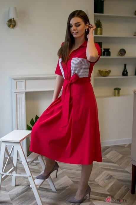 Платье JeRusi 1935а красный #1