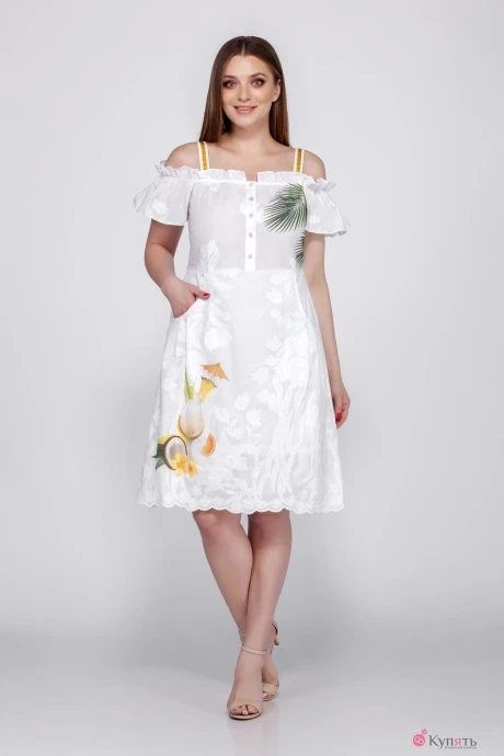 Платье Bagira 553 белый #1