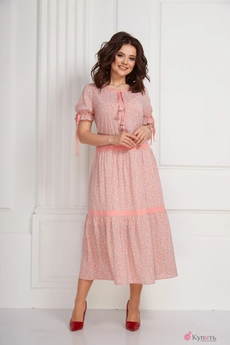 Платье SolomeaLux 588 нежно-розовый #1