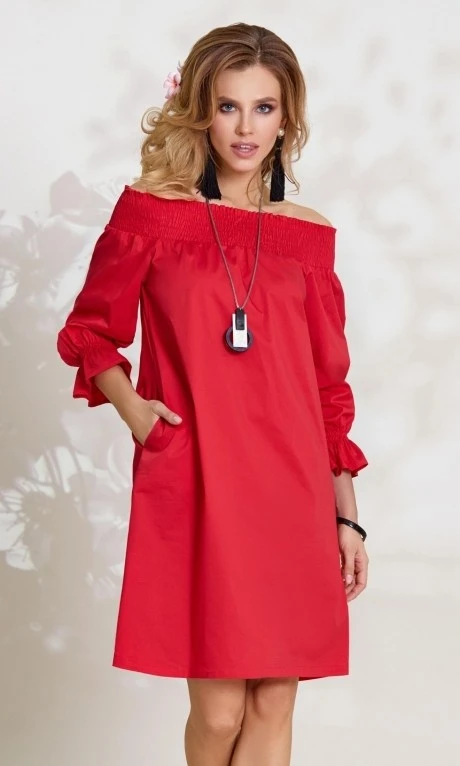 Платье *Распродажа Vittoria Queen 8093 красный #1