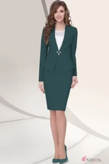 Юбочный костюм LeNata 32993 зелёный