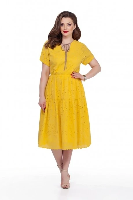 Платье *Распродажа TEZA 207 жёлтый #1