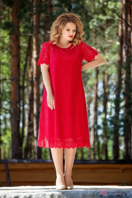 Платье TEZA 216 красный #1