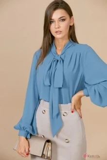 Блузка EOLA 1704 морская волна