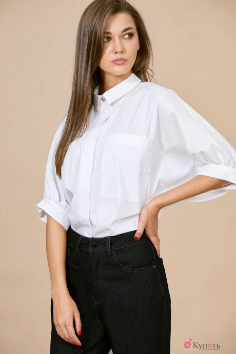 Блузка, туника, рубашка EOLA 1710 белый #1