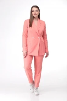 Брючный костюм *Распродажа Anastasia Mak 603 коралловый
