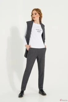 Брючный костюм Fantazia Mod 3530 серый