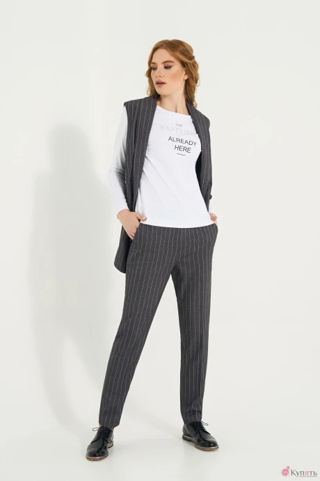 Брючный костюм Fantazia Mod 3530 серый #1