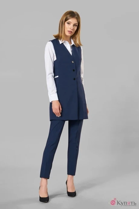 Брючный костюм Arita Style (Denissa) 1261 синий #1