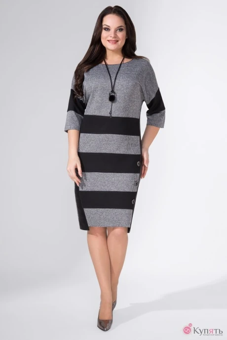 Платье Avanti 881 серый/черный #1
