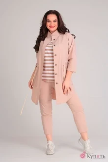 Брючный костюм Andrea Style 0094-1