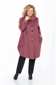 Пальто *Распродажа Pretty 485 грязно-розовый