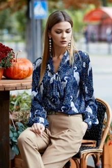 Блузка KALORIS 1515/1 блузка синий