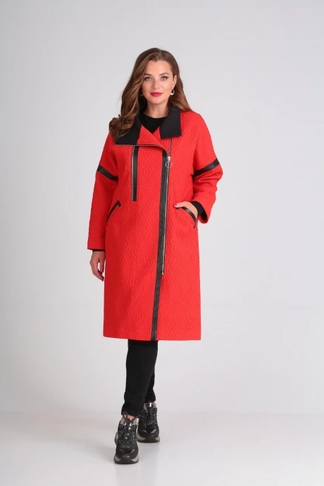 Пальто *Распродажа Anastasia Mak 642 красный #1