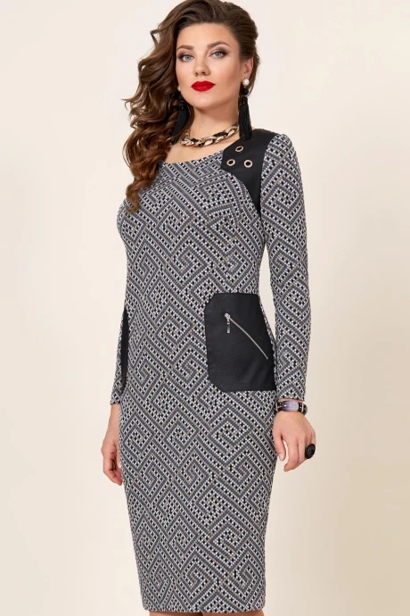Платье Vittoria Queen 8533-1 серый #1