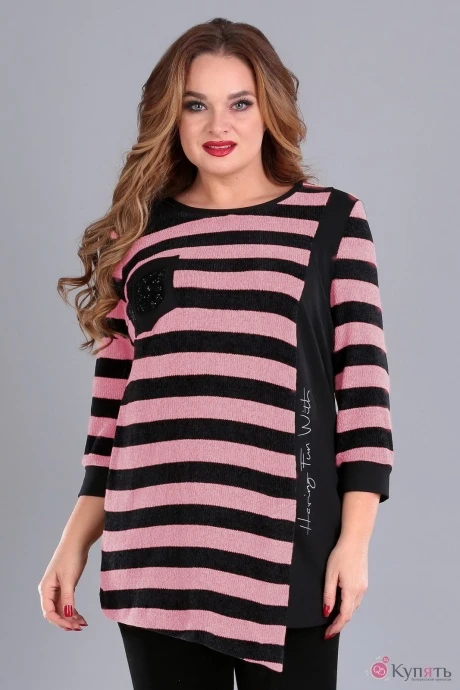 Блузка Jurimex 2154 -11 Блуза чёрный+розовый #1