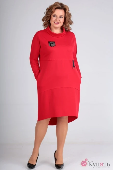 Платье Таир-Гранд 6541 красный #1
