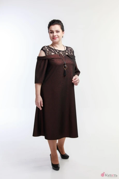 Платье Belinga 1072 -1 чёрный с люрексом #1