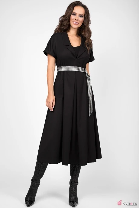 Платье Teffi Style 1462 чёрный #1