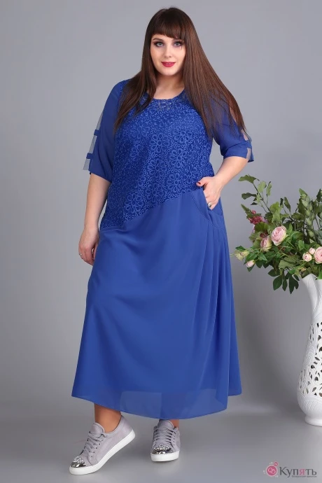 Платье ALGRANDA (Novella Sharm) 3350 василек #1