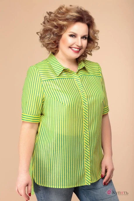 Блузка Romanovich Style 8-1505 жёлто-зелёный #1