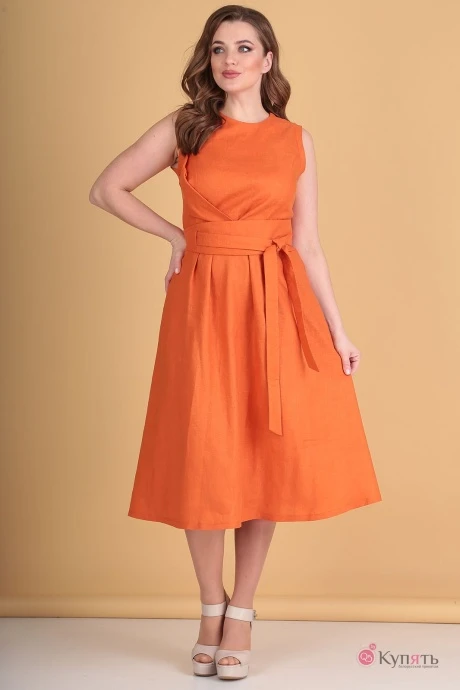 Платье FloVia 4026 коралл #1
