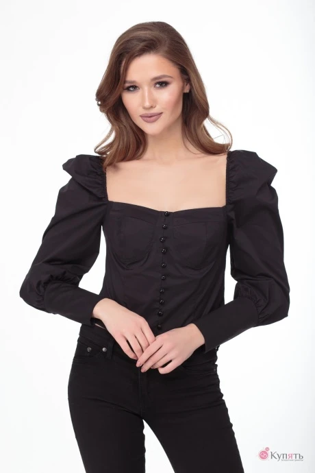Блузка ELITE MODA 5236 чёрный #1