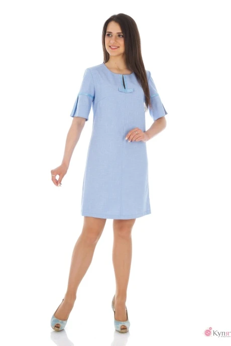 Платье Багряница 2154 голубой #1