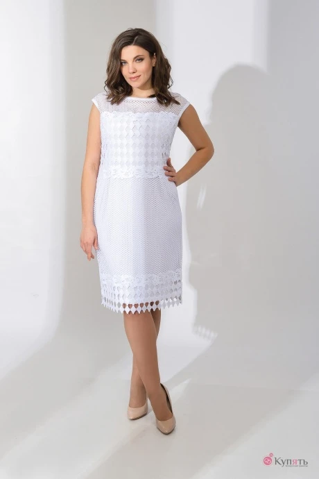 Платье Anna Majewska А038 W белый #1