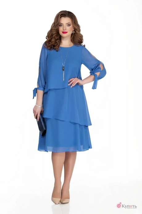 Платье TEZA 325 голубой #1