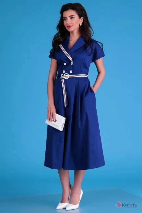 Платье Мода-Юрс 2548 синий #1