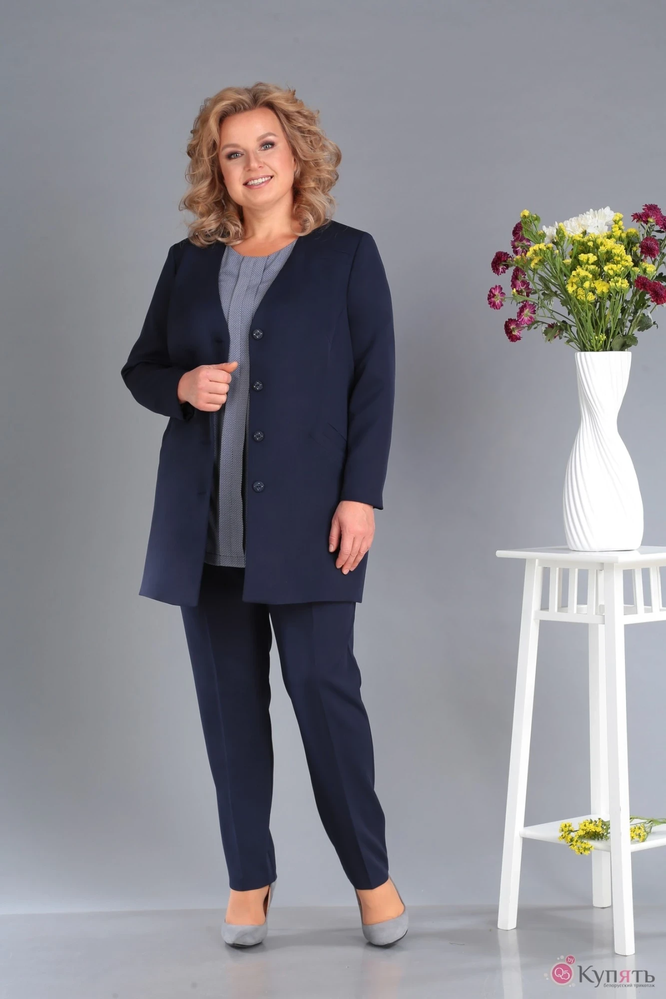 Купить Брючный Костюм 66 Размера