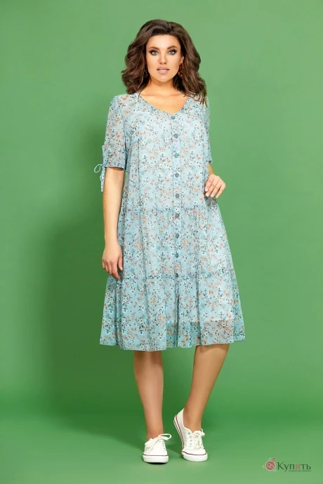 Платье Мублиз 443 голубой #1
