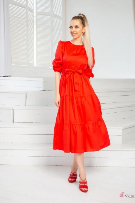 Платье DoMira 01-558 красный #1