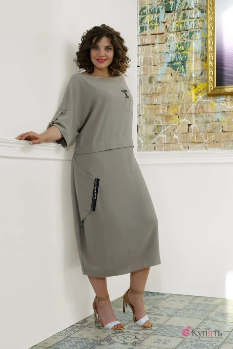 Платье Avanti 838 -5 полынь #1