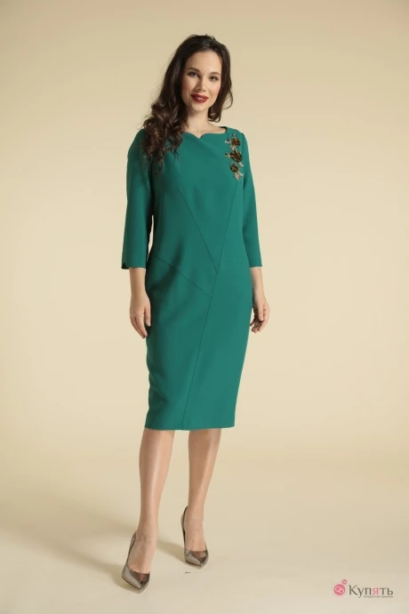 Платье Магия Моды 1675 зеленый #1