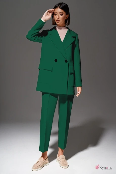 Брючный костюм ANNETE 4545 /1 цвет зеленый #1