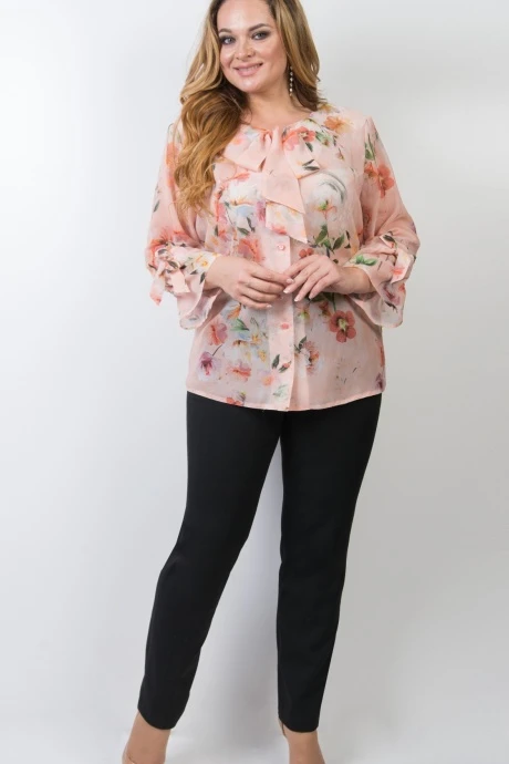 Блузка TricoTex Style 113-17 розовый #1