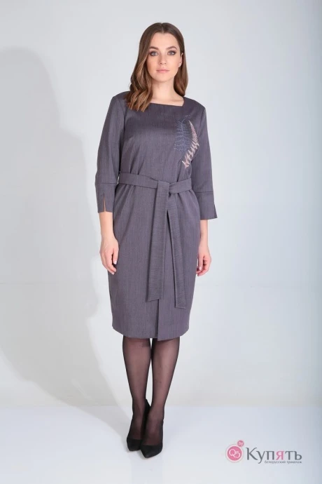 Платье MALI 420-099 П серо-фиолетовый #1