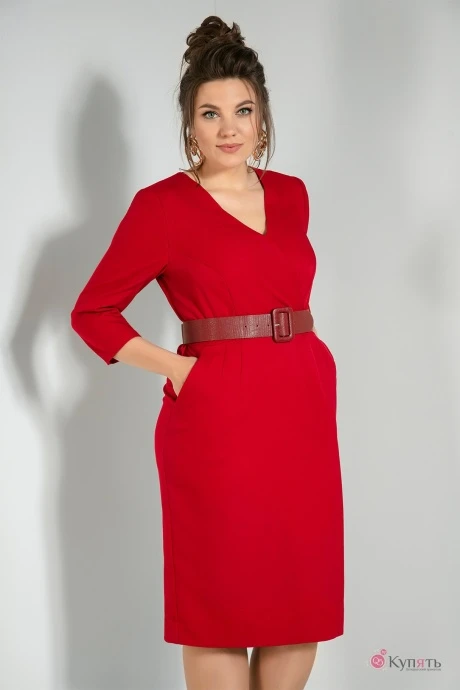 Платье JeRusi 2092 красный #1