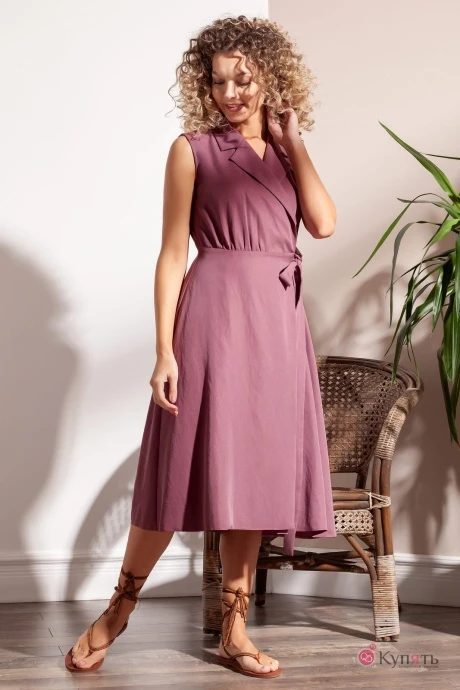 Платье *Распродажа Nova Line 5965 тёмно-лиловый #1