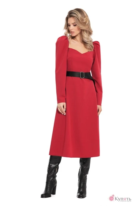 Платье PiRS 949 красный #1