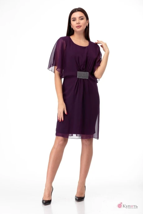 Платье Anelli 139 фиолетовые тона #1