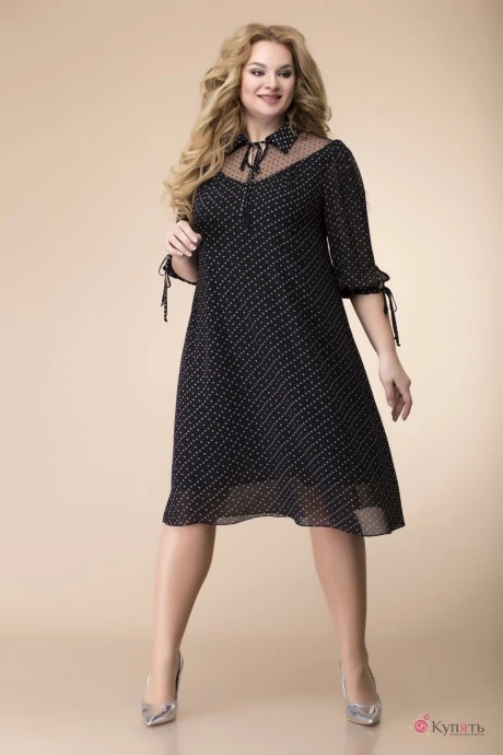 Платье Romanovich Style 1-2100 чёрный/белый #1