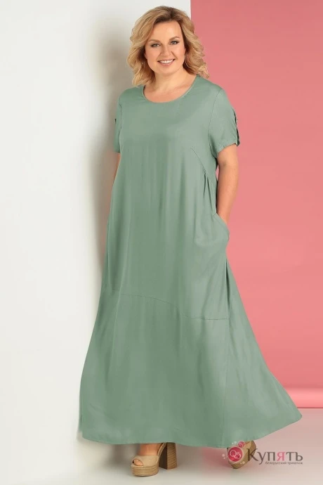 Платье *Распродажа ALGRANDA (Novella Sharm) 3240 -4 олива #1