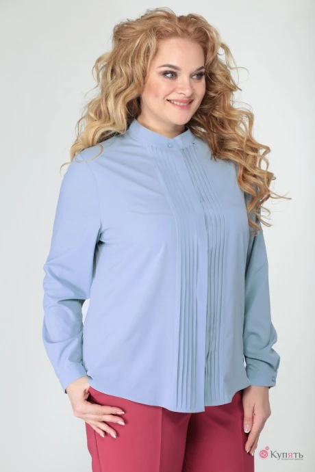 Блузка Anastasia Mak 803 голубой #1